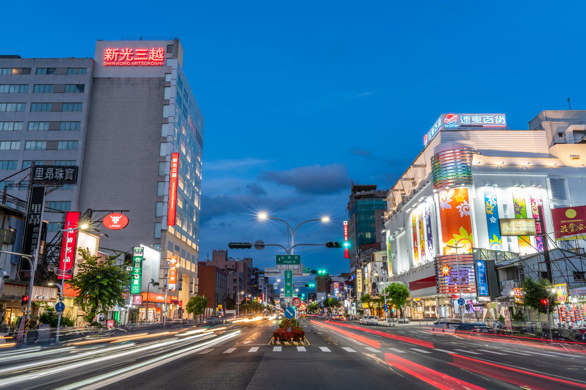 嘉義商圈夜景